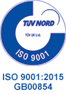ISO 9001 logo, laser cutting
