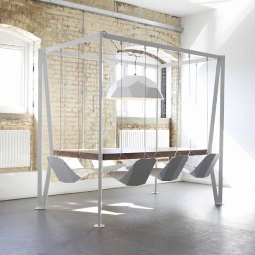 Great design, development & sheet metal folding = The Swing Table
